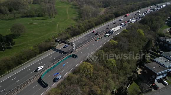 Mystery after a body is found on the M5 Motorway between J3 Quinton and J2 Oldbury
