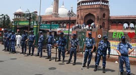 India: Security tightened around Jama Mosque following adoption of Waqf amendment bill by Indian parliament