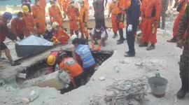 The NDRF team of India pulled out 17 dead bodies from the rubble in Myanmar