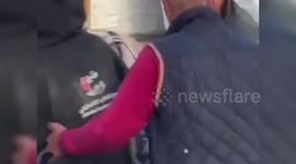 Bodies Carried by Donkey Cart After Israeli Airstrike in Gaza