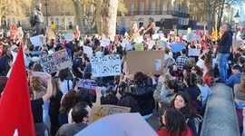 Turkish Anti-Government Protest outside Downing Street, London, UK 05/04/2025