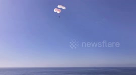 US: SpaceX Fram2 Mission Concludes with Pacific Splashdown