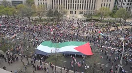 US: Pro-Palestine activists rally in Washington amid nationwide 