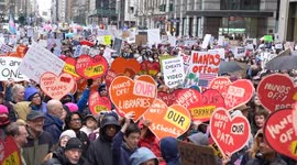 Rise and Resist protest against Trump Administration policies