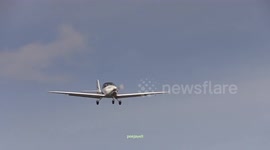 Gusty prop landing, Aquila