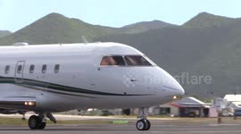 Eat my thrust! Private jet blast