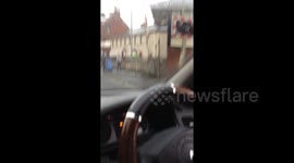 Group of guys create sound system out of a wheelie bin