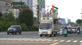 Indonesia: Indonesian health workers rally against Israeli attacks in Gaza