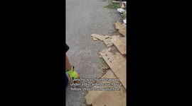 Jericho was found trapped under a couch on the side of a Houston road. He is now safe in the care of Corridor Rescue.