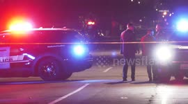 US, Los Angeles: San Bernardino Officer Involved Shooting 1 Person Shot
