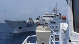 China Coast Guard ship 'tries to crash into Philippine Coast Guard vessel'