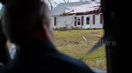 US: Governor Bill Lee assesses damage in Tennessee areas hit by tornadoes and flooding