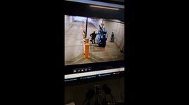 Runaway trolley crashes into worker during job in Oklahoma, USA