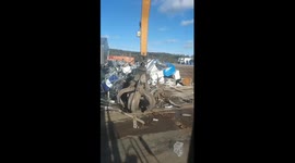 Five tire rims arranged and disposed of in Borlänge