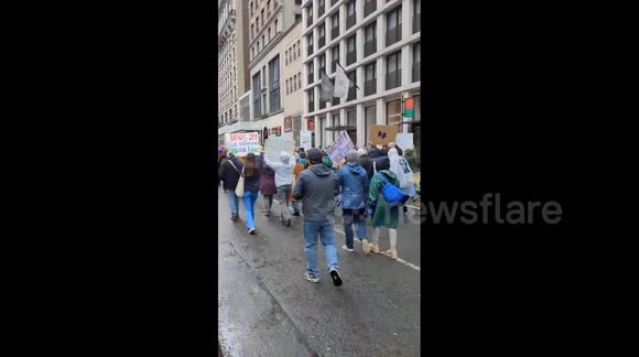 US: ‘Hands Off!’ Protests Against Trump and Elon Musk Erupt Nationwide ...