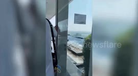 Thailand: Raging pool waters spill from Bangkok high-rise as Myanmar earthquake hits