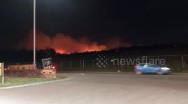UK: Wildfire Burns Overnight in Cumbernauld, Scotland