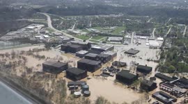 US: 63rd TAB Soldiers Monitor Kentucky River Flooding