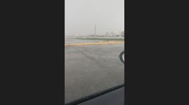 Severe Thunderstorm Producing Hail!