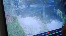 CCTV Captures Shocking Moment Lightning Strikes Students at Moradabad's TMU Campus