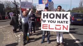 UK: 'No one voted for Elon:' Activists call for boycott of Tesla in global protest movement