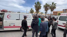 Israel strikes municipal building in Deir al-Balah, Gaza Strip (2)