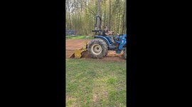 Helping Dad Plow the Garden
