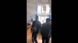 Bear visits recreation center for breakfast in Kamchatka, Russia