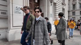 Man drags crucifix through Whitehall in London to celebrate Easter