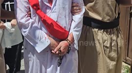 Lebanon: Christians in southern Lebanon mark Good Friday with reenactment of Jesus' crucifixion