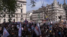 Trans activists chant 