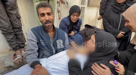 Gaza Strip: Palestinians bid heartbreaking farewell to loved ones killed in Israeli strike on displaced tents