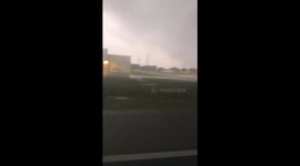 Family Flees From F3 Tornado