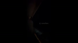 Family on cruise ship capture incredible lightning strike in North Atlantic Ocean