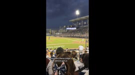 Aaron Judge’s broken bat takes flight at Yankees vs. Rays game