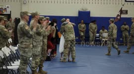 Hearts Reunited: Soldiers Return Home After 9-Month Iraq Deployment