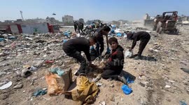 Gaza residents search through trash for fuel amid ongoing blockade and strikes