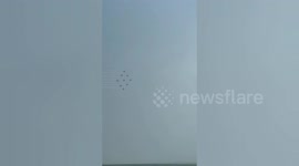 Air Force's first time Hawk aircraft show took flight in Patna, Northern India