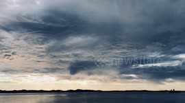 Beautiful cloud formation in Geraldton, Australia west coast