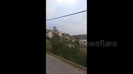 Israeli soldiers during a raid into the village of Kobar, north of Ramallah