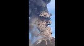 Indonesia's mount Lewotobi Laki-laki shows increased activity, ashfall blankets evacuated villages