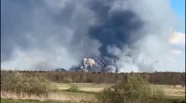 Ammunition depots explode in Vladimir Oblast, emergency declared
