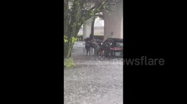 US: Heavy Rain Causes Flooding, Road Closures in Greater New Orleans 4