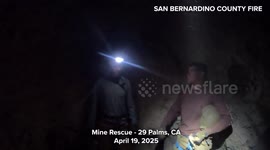 US: Rescue Teams Save Two Stranded Rappellers From Desert Mine Shaft