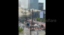 Seoul: Fire Breaks Out At COEX Exhibition Center