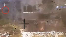 Palestine: Anti-tank missile fired by enemy forces destroyed in mid-air