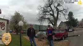 Epic fail. Man Tries to Flee After Crash, Quickly Caught by Police