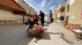 Casualties brought to hospital after Israeli attack on Gaza’s Shujaiyya neighborhood