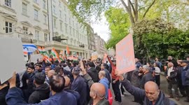 Indians protest in London over Kashmir terror attack