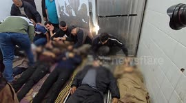 Palestinians bid farewell to loved ones killed in Israeli attacks